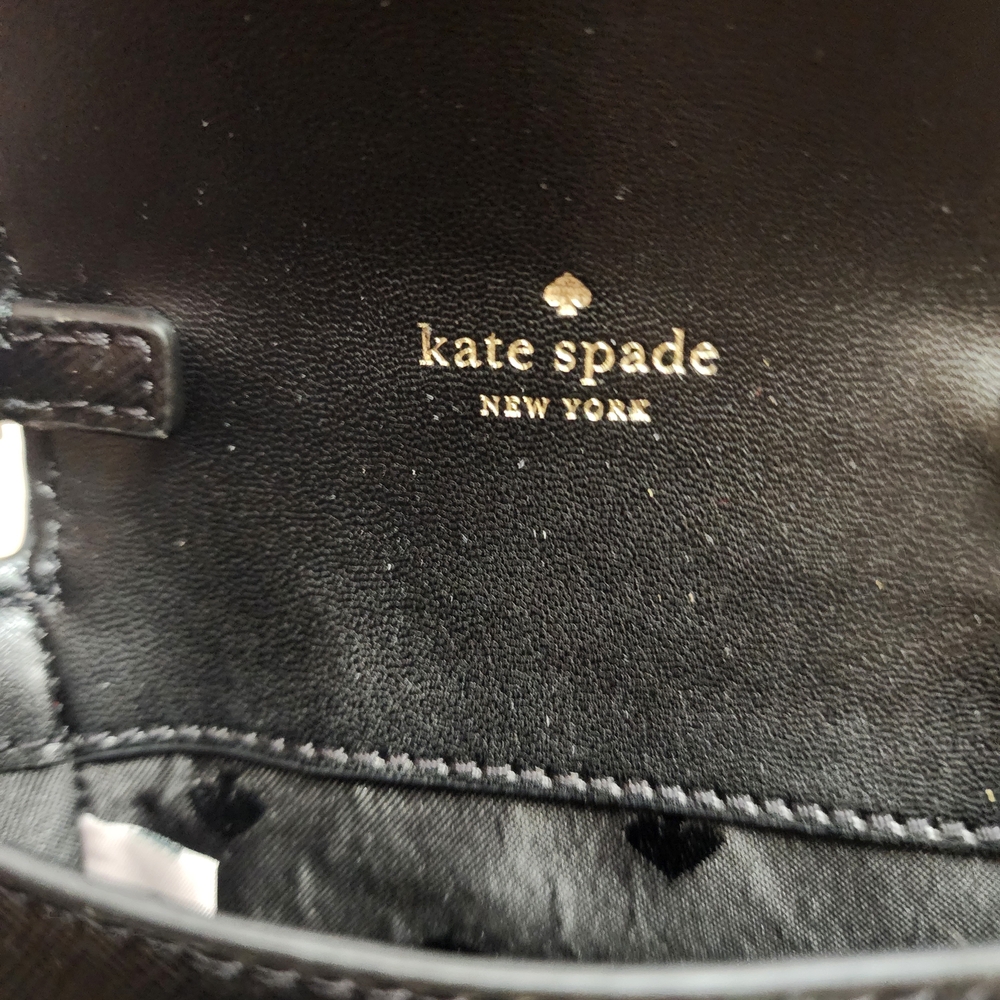Kate Spade Staci Nort South Black Saffiano Leather Crossbody Phone Bag - Picture 12 of 14